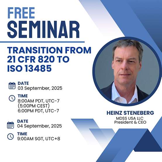 Free seminar - Heinz Steneberg